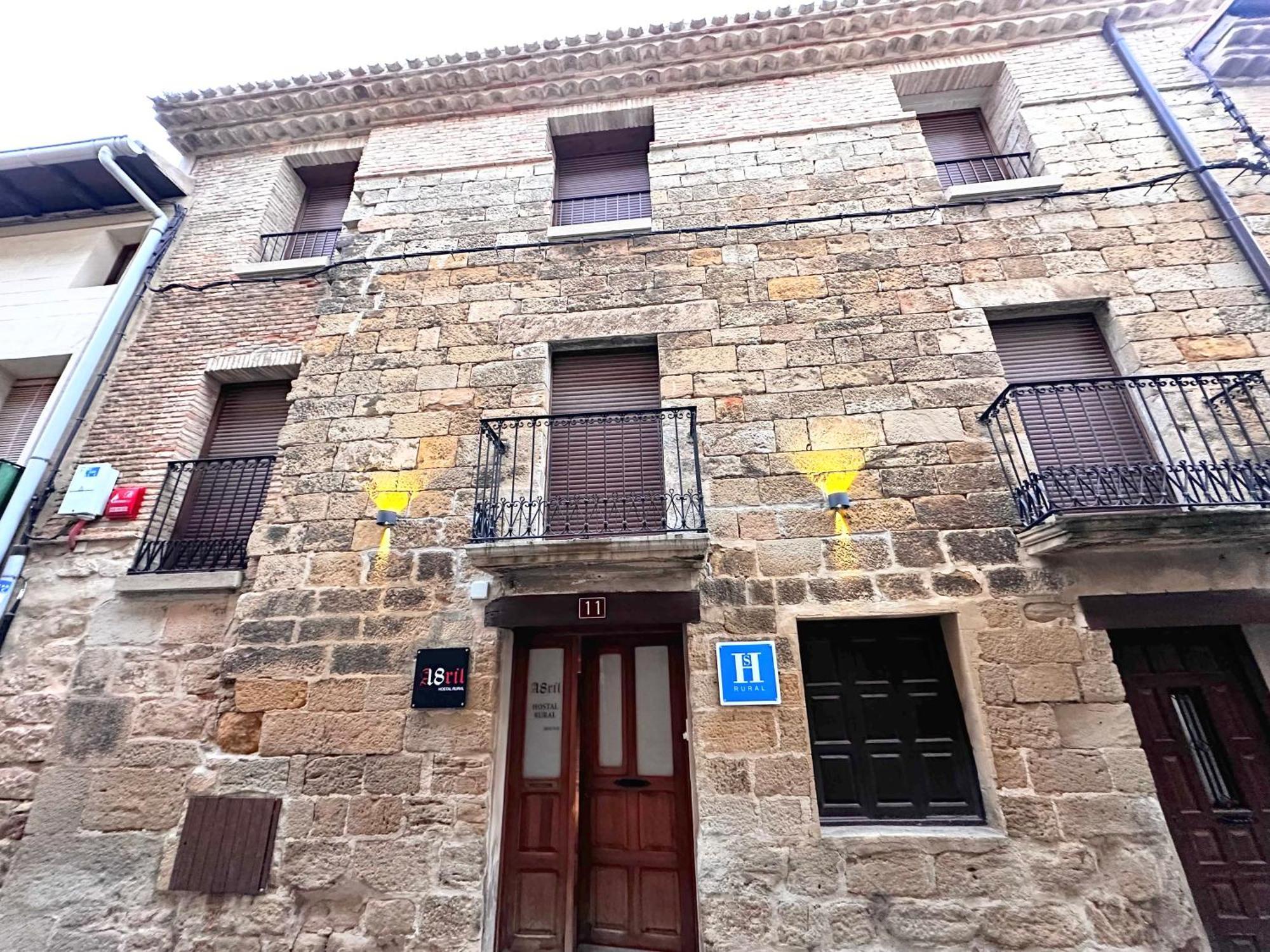 Hostal Rural 18 De Abril Olite Esterno foto